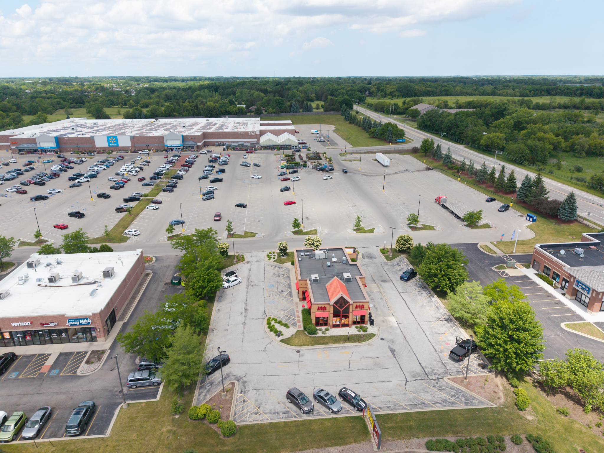 Commercial property front view